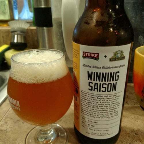 Winning Saison - Strike Brewing Co.
