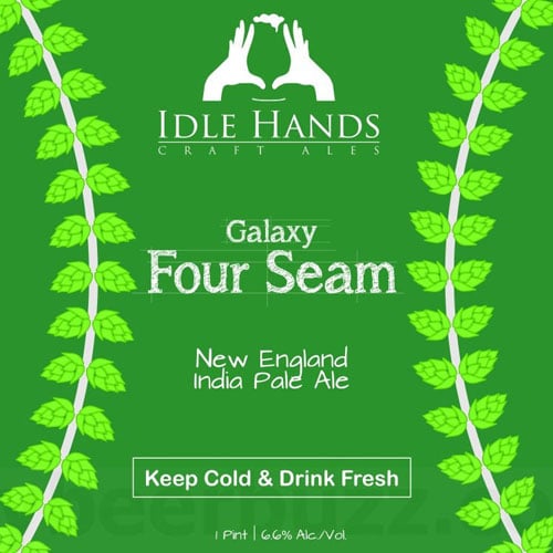 Four Seam New England IPA Label – Idle Hands