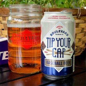 Boulevard Brewing – Tip Your Cap Baseball Beer can