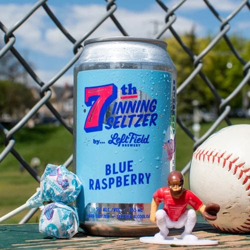 Left Field Brewery – 7th Inning Seltzer, Blue Raspberry