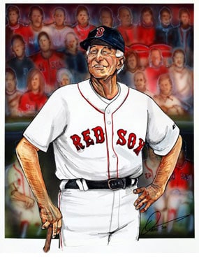 Dave Olsen, Johnny Pesky of the Boston Red Sox