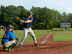 B.J. White from Middlesex Brewers at Beaver Valley