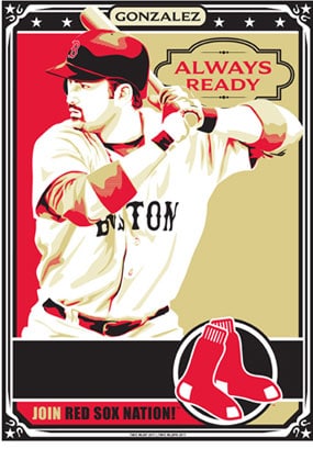 Chris Speakman, Adrian Gonzalez of the Boston Red Sox: "Always Ready"