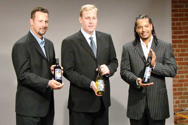 Tim Wakefield, Curt Schilling and Manny Ramirez