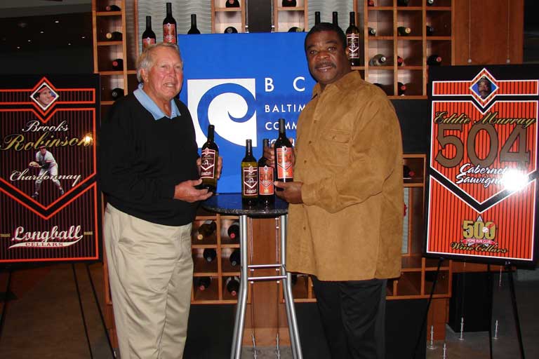 Brooks Robinson with Eddie Murray