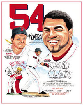 Frank Galasso, David Ortiz of the Boston Red Sox: "Red Sox Home Run Record"