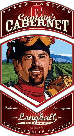 Longball Cellars Jason Varitek Captain's Cabernet Sauvignon, California