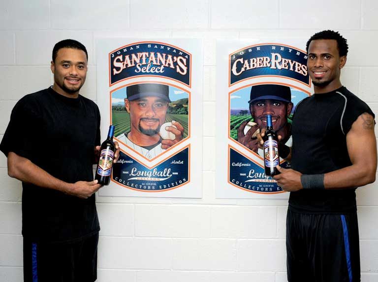 Johan Santana and Jose Reyes Charity Wines