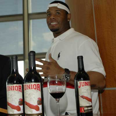 Ken Griffey, Jr. at Charity Wines Launch