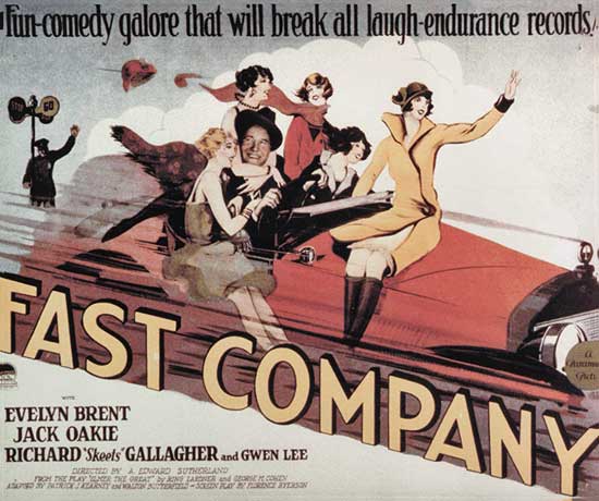 Fast Company, baseball movie poster
