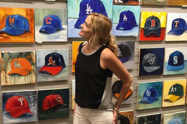 Lindsay Frost with The MLB Collection
