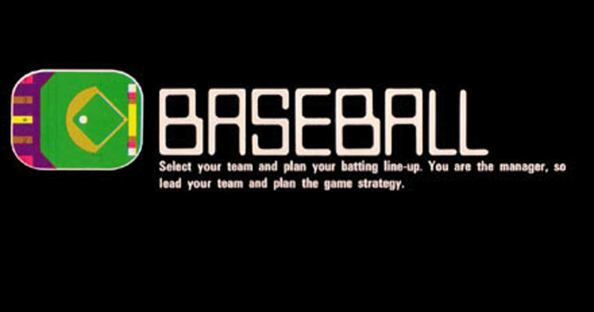 magnavox odyssey baseball