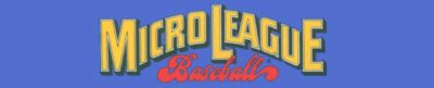 MicroLeague Baseball - header