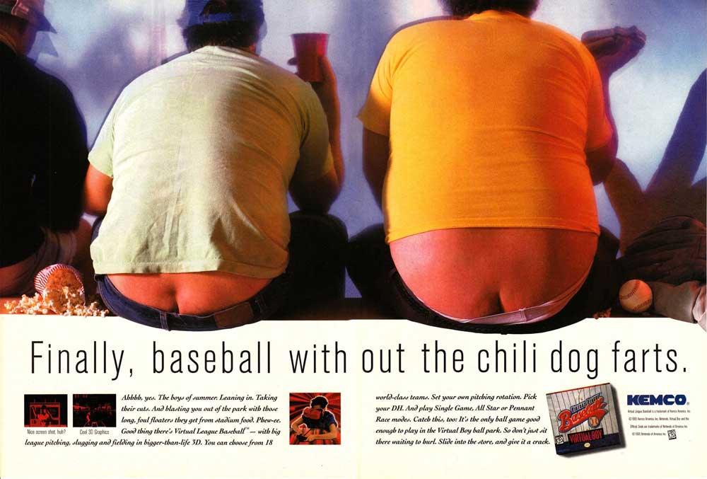 Virtual League Baseball – Print Advertisement