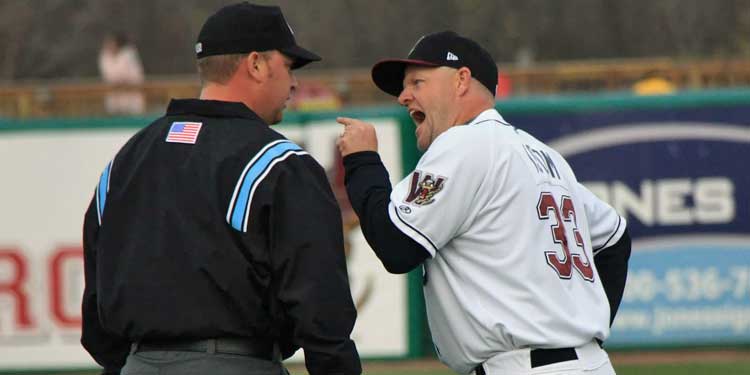 Arguing with Baseball Umpire