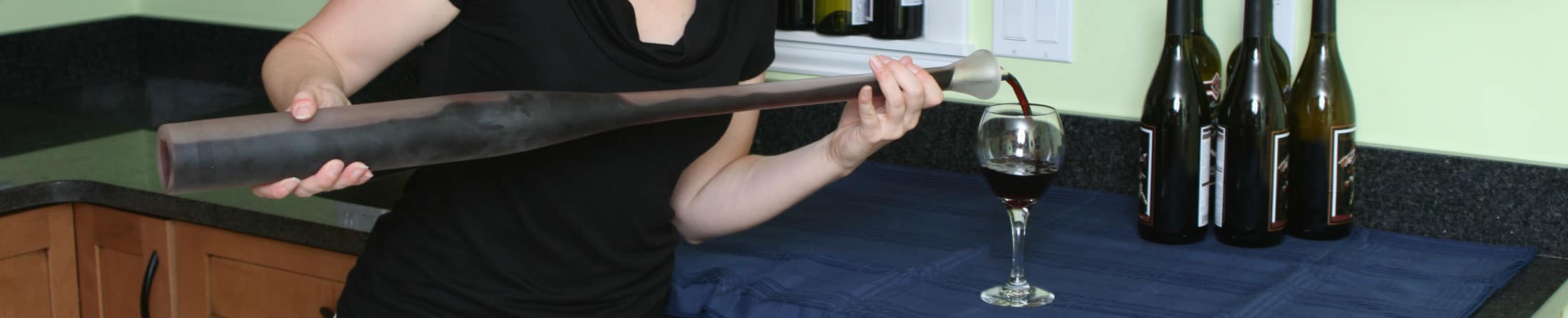 Glass Baseball Bat from the Corked Bat Collection