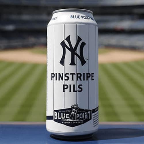 Pinstripe Pils - Blue Point Brewing - Baseball Life