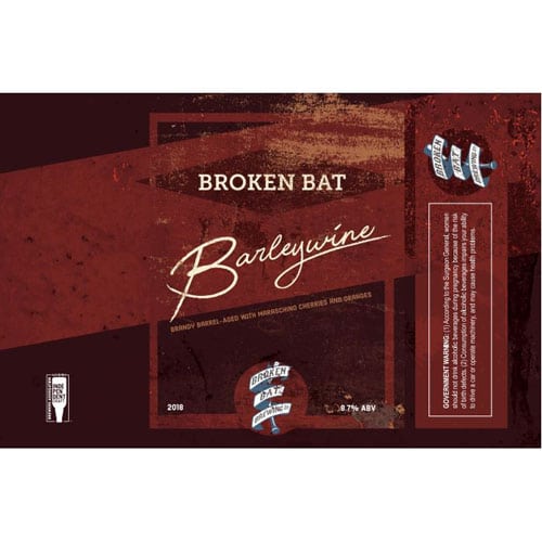 Brandy BA Barleywine - Broken Bat Brewing Co.