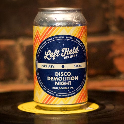 Disco Demolition Night DDH Double IPA - Left Field Brewery - Baseball Life