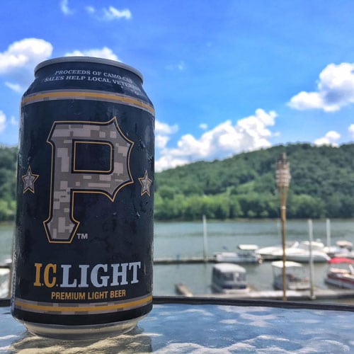 IC Light Beer for Warrior Foundation with Pittsburgh Pirates