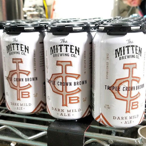 Triple Crown Brown - The Mitten Brewing Co.