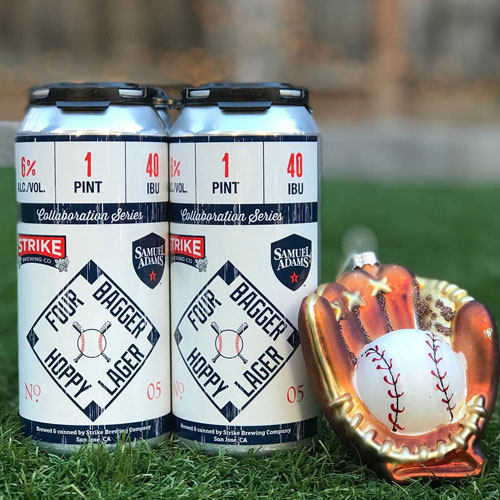 Four Bagger Hoppy Lager Strike Brewing Co Baseball Life