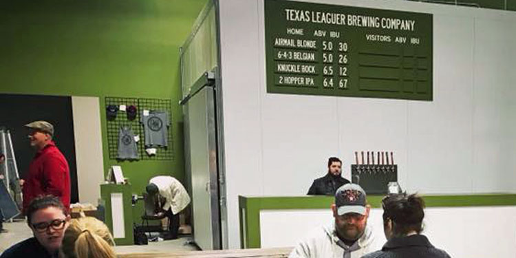 Texas Leaguer Brewing Beerpark