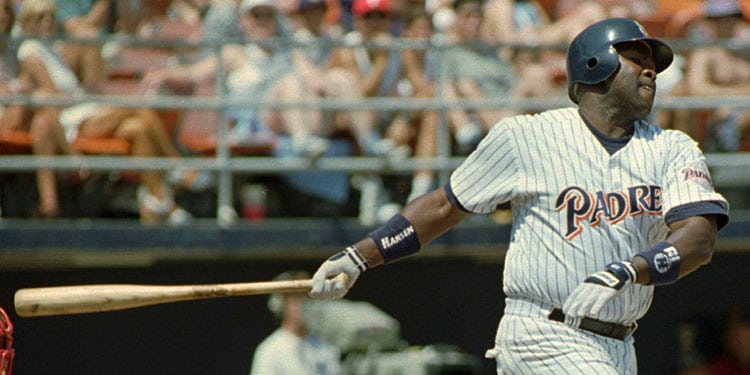 Tony Gwynn batting in 1994