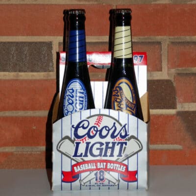 Coors Light Baseball Bat Bottle