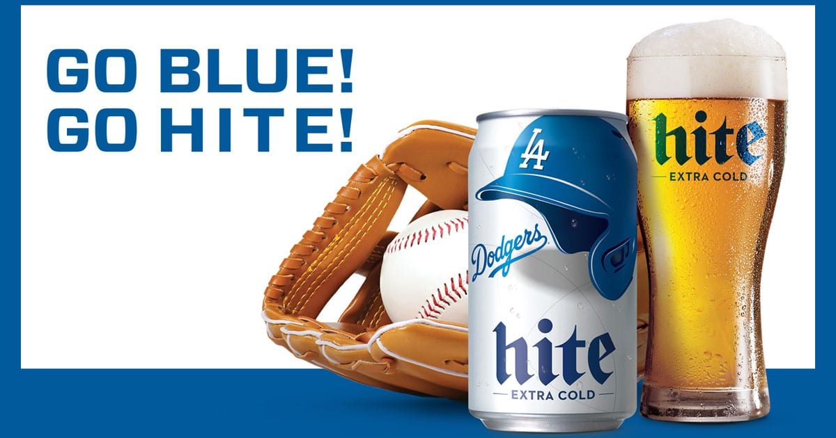 L.A. Dodgers Pale Ale - Hite Brewery - Baseball Life