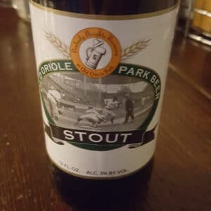 Park Stout – Old Oriole Park