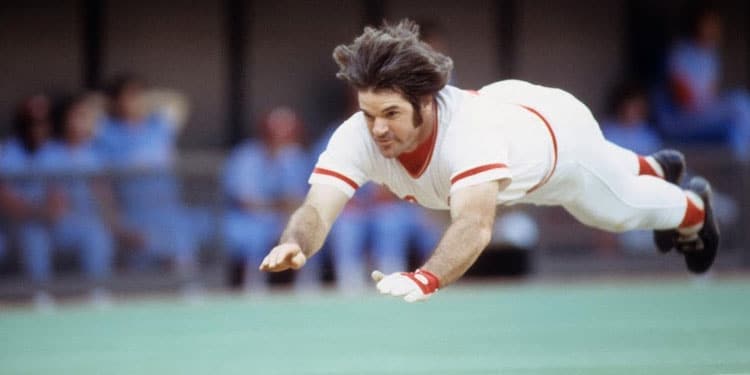 Pete Rose, Nicknamed Charlie Hustle, Grabs a Beer