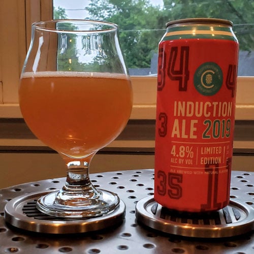 Induction Ale, 2019 – Cooperstown Brewing Company