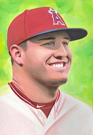 Kevin Graham Art – Mike Trout