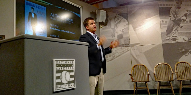 Brian Kenney at the Baseball Hall of Fame