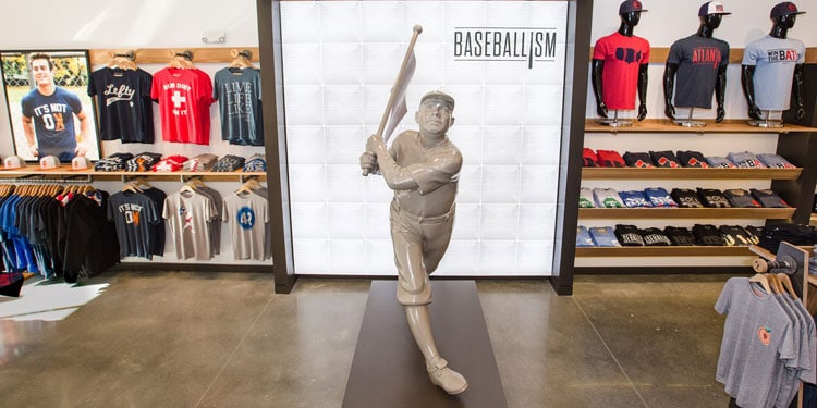 Baseballism Retail Store with Flagman