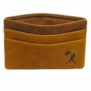 Baseballism: Flag Man Cardholder Wallet - Glove Leather