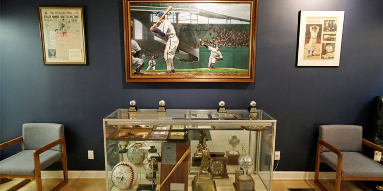 Van Meter City Hall, Bob Feller Artifacts