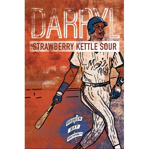 Darryl Strawberry Kettle Sour – Broken Bat Brewing