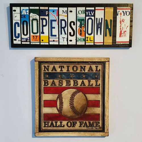 Cooperstown NY Home Run Ball Engraving