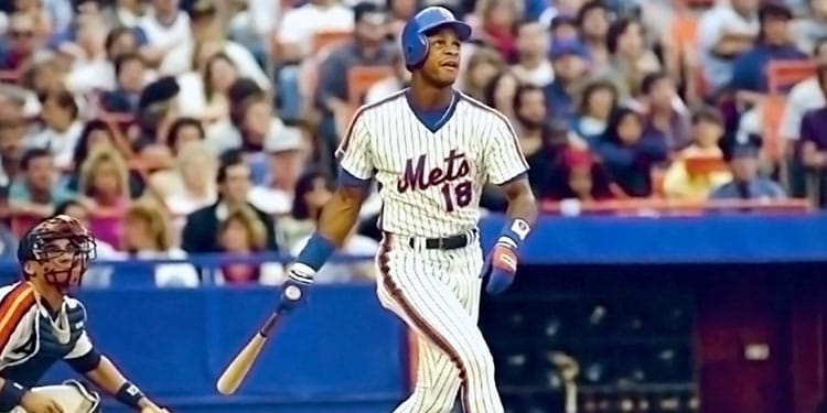 Darryl Strawberry Home Run for New York Mets
