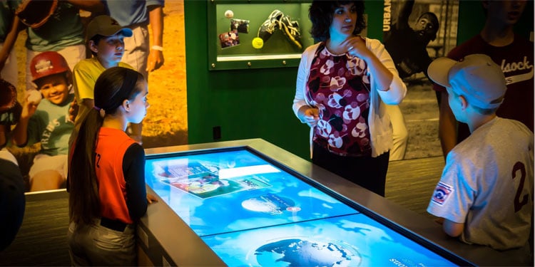 Little League Museum: Global Connections Touch Table