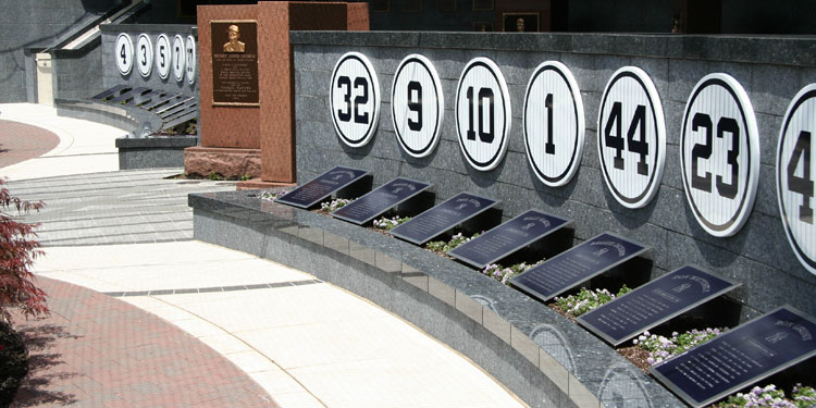 Monument Park – Retired Numbers