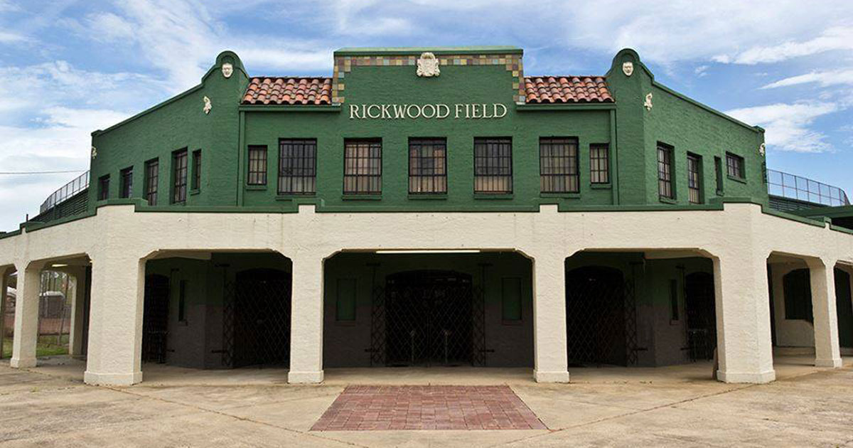 Minimalist Rickwood Field - Birmingham Barons - S. Preston – S