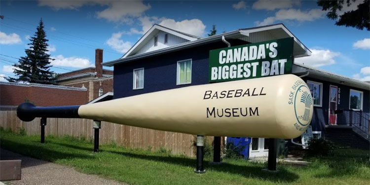 Saskatchewan Baseball Hall of Fame and Museum Bat