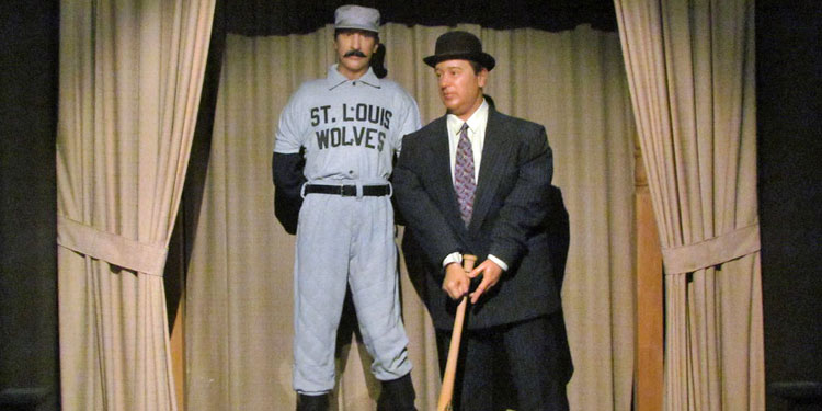 Heroes of Baseball Wax Museum: Abbott & Costello