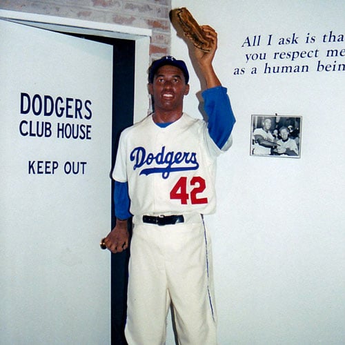 Heroes of Baseball Wax Museum: Jackie Robinson