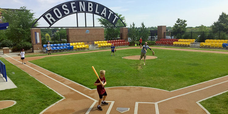 Infield at the Zoo – Rosenblatt Stadium