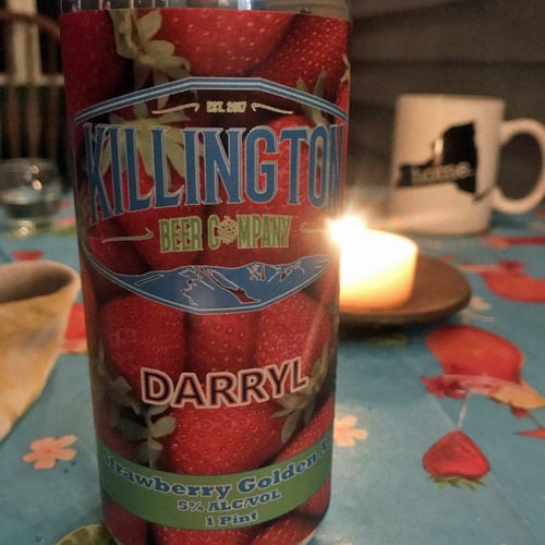 Darryl Strawberry Golden Ale by Killington Beer Company