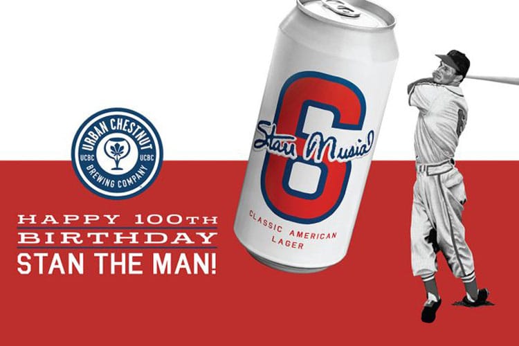 6 Stan Musial Classic American Lager - Urban Chestnut Brewing Co